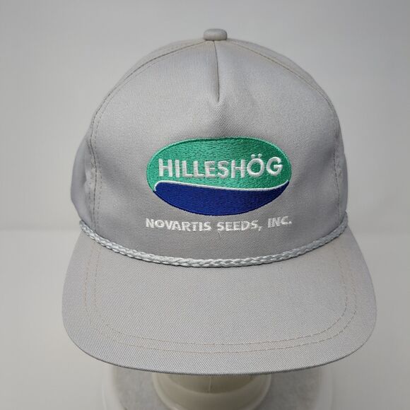 Hilleshog Novartis Seed Inc. Slideback Rope Hat Gray OSFA K-Products - Picture 2 of 9
